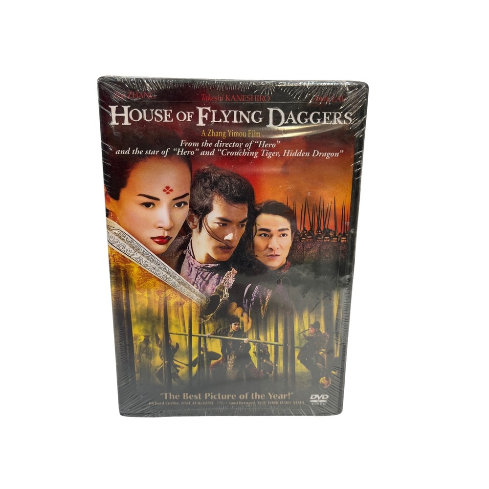House of Flying Daggers DVD 2004 Zhang Yimou Ziyi Zhang New Sealed Sony Classics